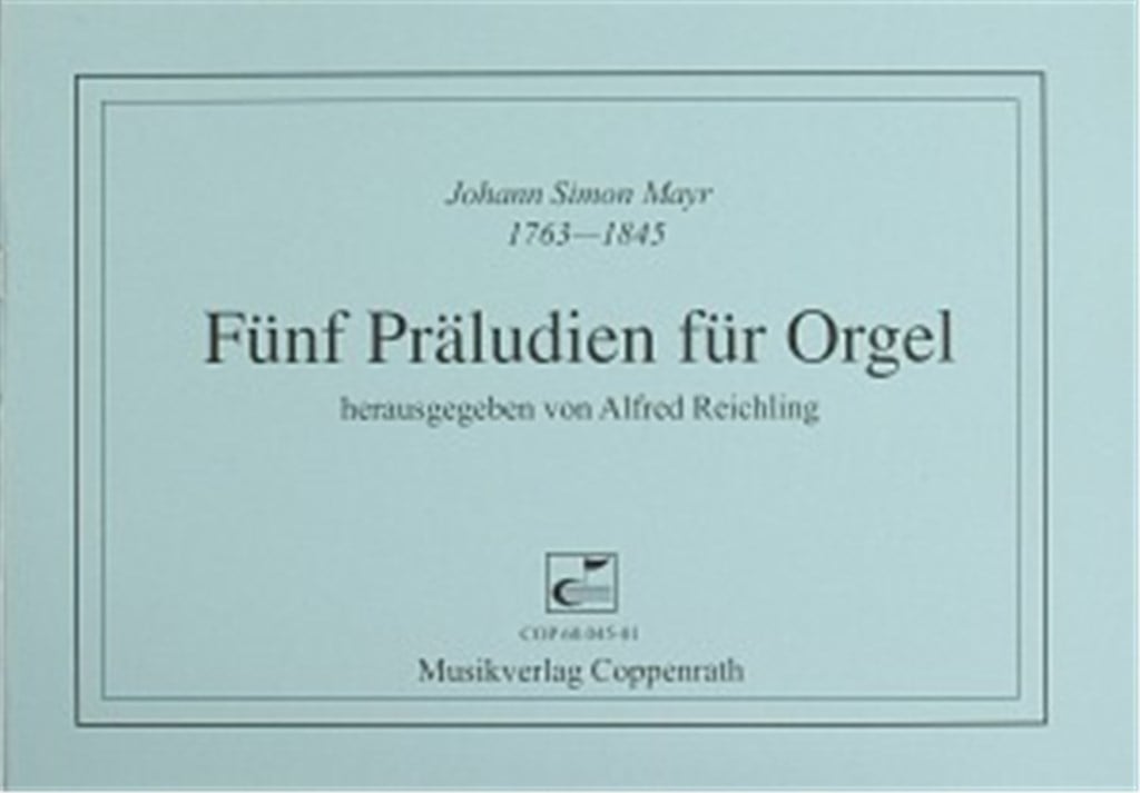 Fünf Präludien für Orgel